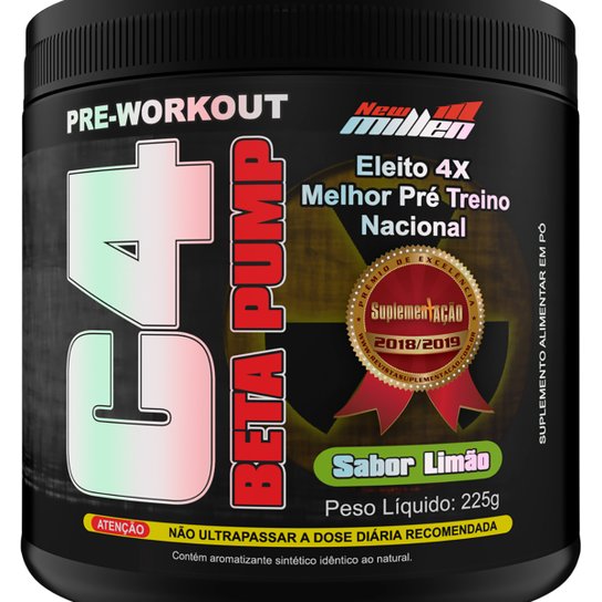 C4 Beta Pump Pré Workout 225g- New Millen é ruim? C4 Beta Pump Pré Workout 225g- New Millen é boa?
