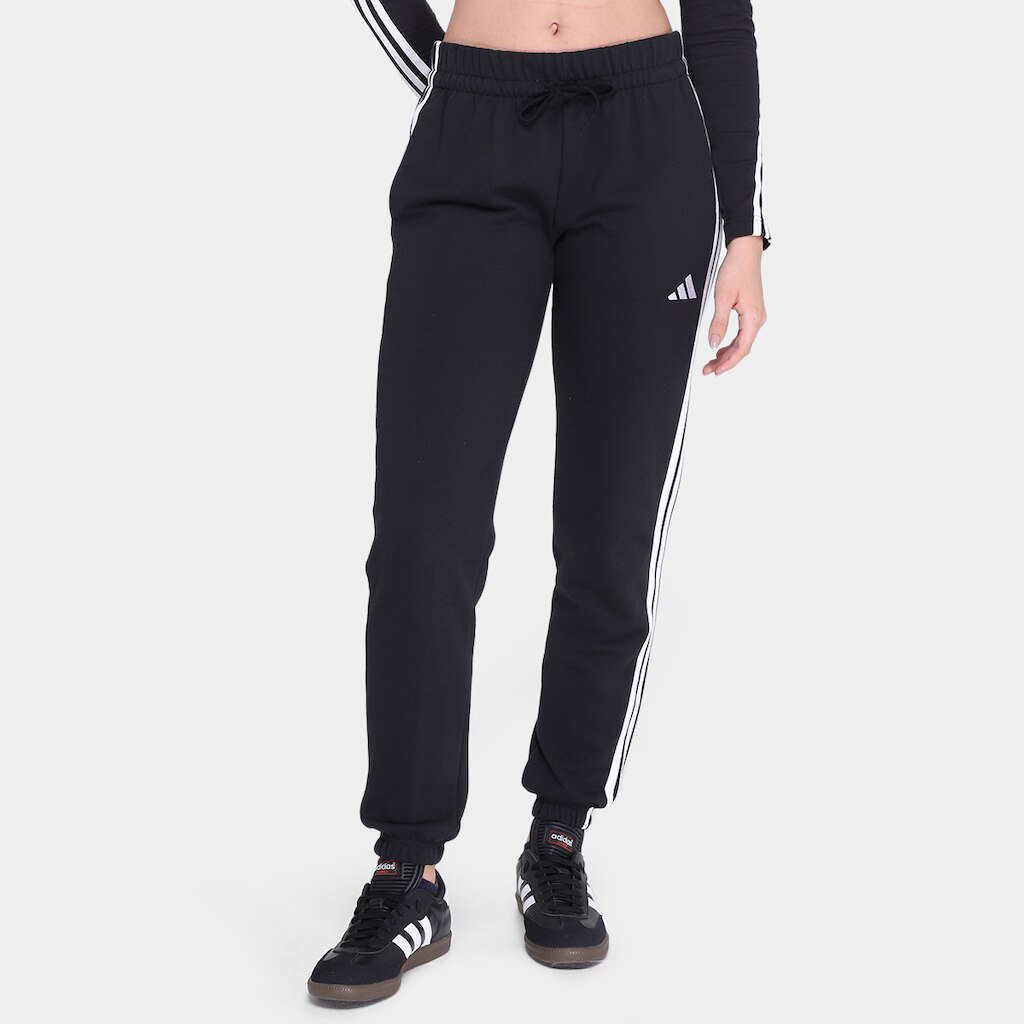 Calça Adidas French Terry 3 Stripes Feminino