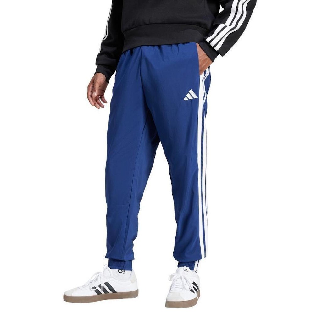 Calça Adidas Malha Essentials Três Listras