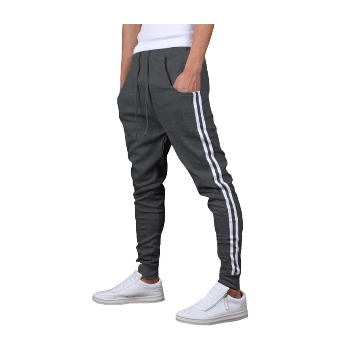 Calça De Moletom Masculina Saruel Skinny Sport Luxo