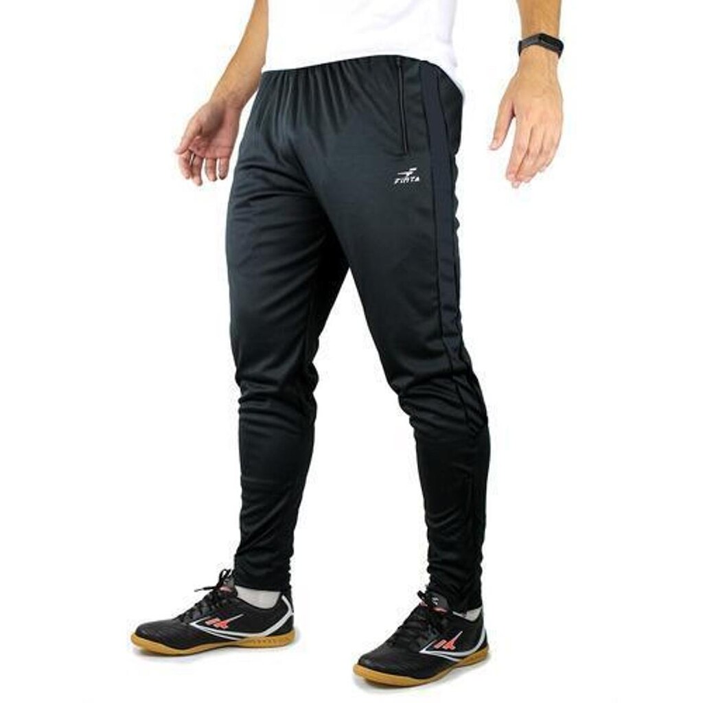 Calça Esportiva e Treino Slim Jogger Finta Black Academia