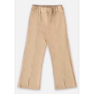 Calça Flare Básica em Molecotton Infantil Menina Up Baby