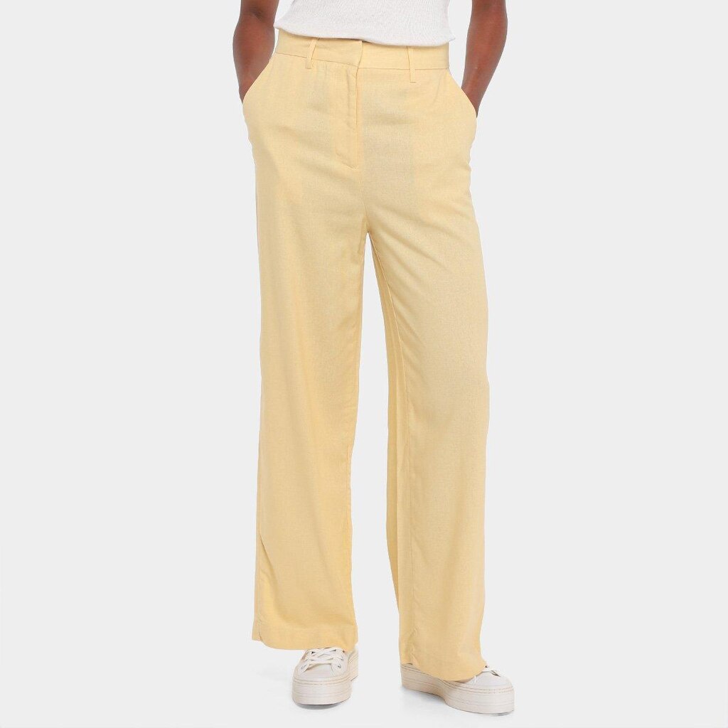 Calça Hering Alfaiataria Reta Feminina