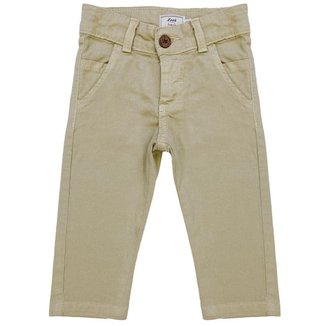 Calça Infantil Look Jeans Sarja Chino Collor - PRETO - P