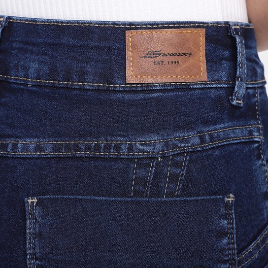 Calça Jeans Skinny Sawary Cintura Alta Feminina