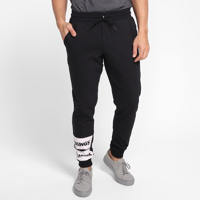 Calça Jogger Kings Logo Barra Masculina - Preto é boa?