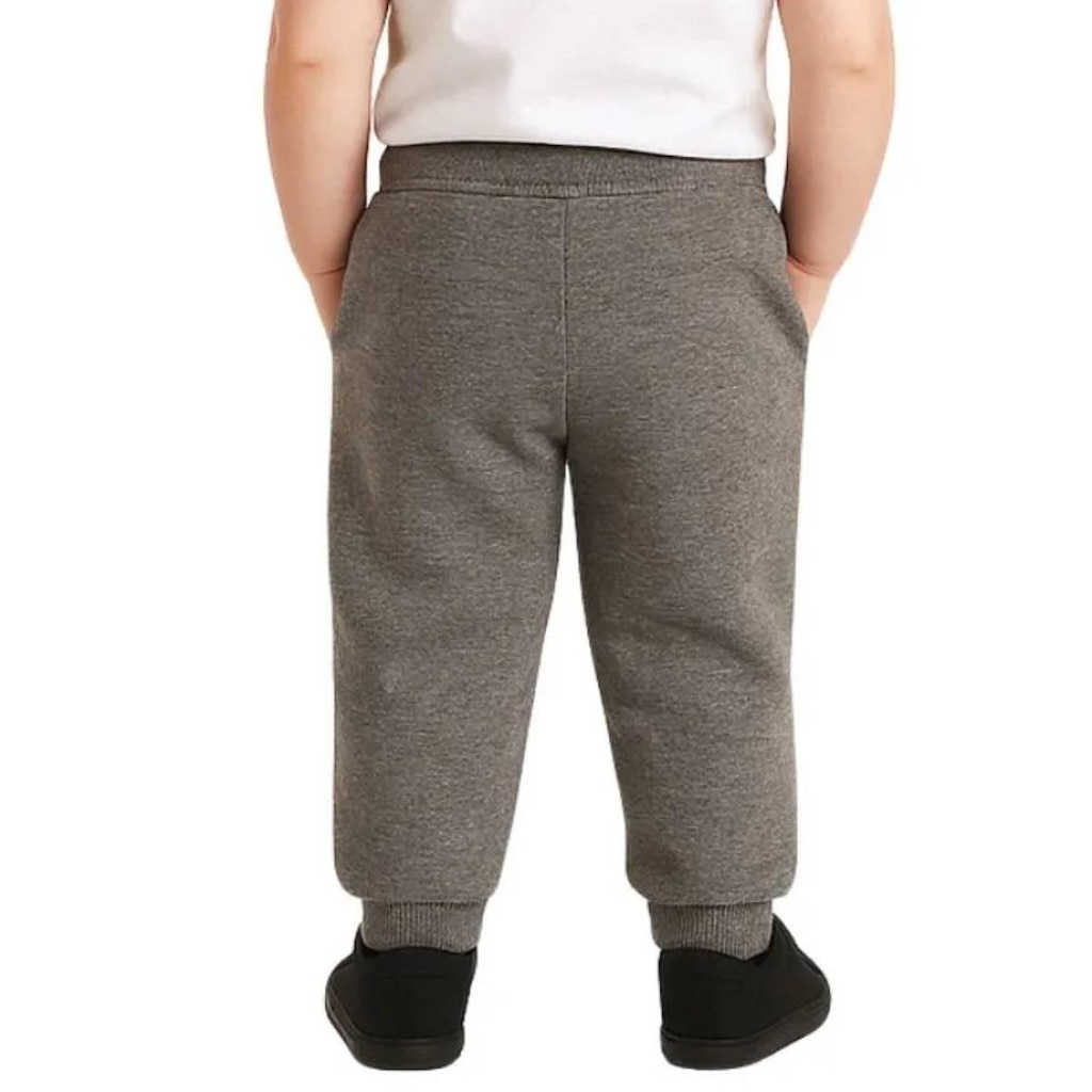 Calça Jogger Moletom Com Bolso Infantil Brandili