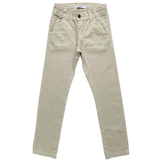 Calça Juvenil Look Jeans Sarja Collor - AREIA - 10