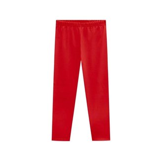 Calça Legging Kyly Infantil Feminina Básica Molecotton Flanelada 4/8