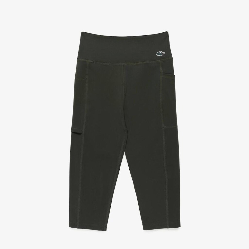 Calça legging Lacoste Esportiva Modelagem curta Feminina