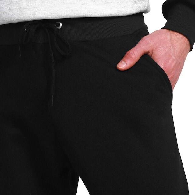 Calça Masculina Moletom Flanelada Slim Bolsos Algodão Kit 2