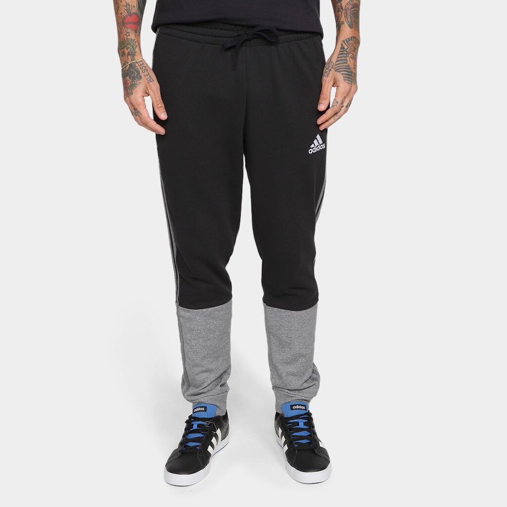 Calça Moletinho Adidas Melange Masculina