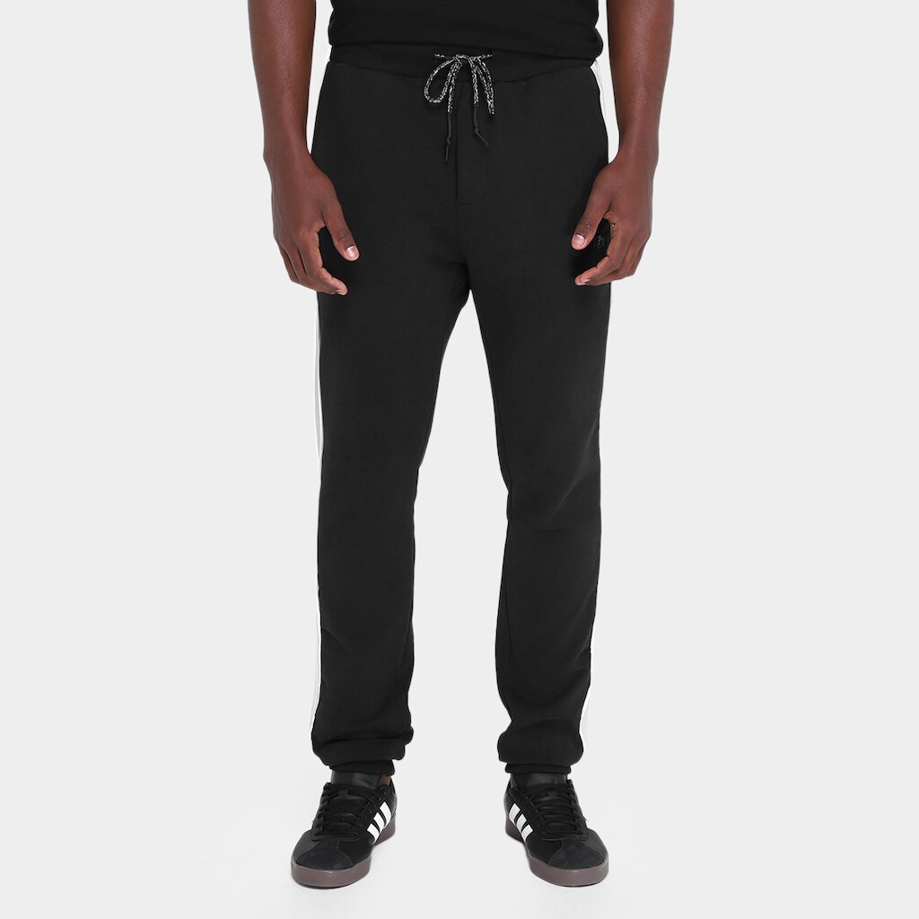 Calça Moletom Colcci Detalhe Nylon Masculina