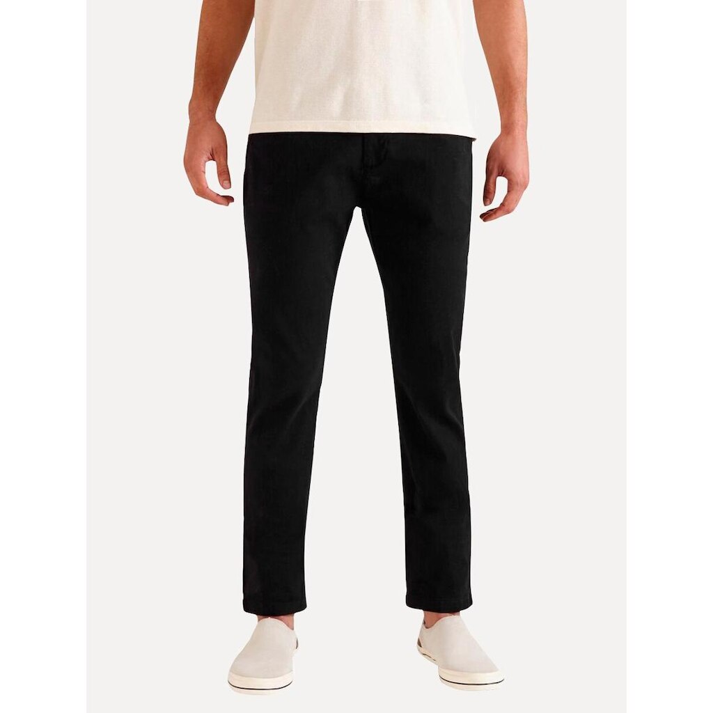 Calça Reserva Masculina de Sarja Casual Iron Preta