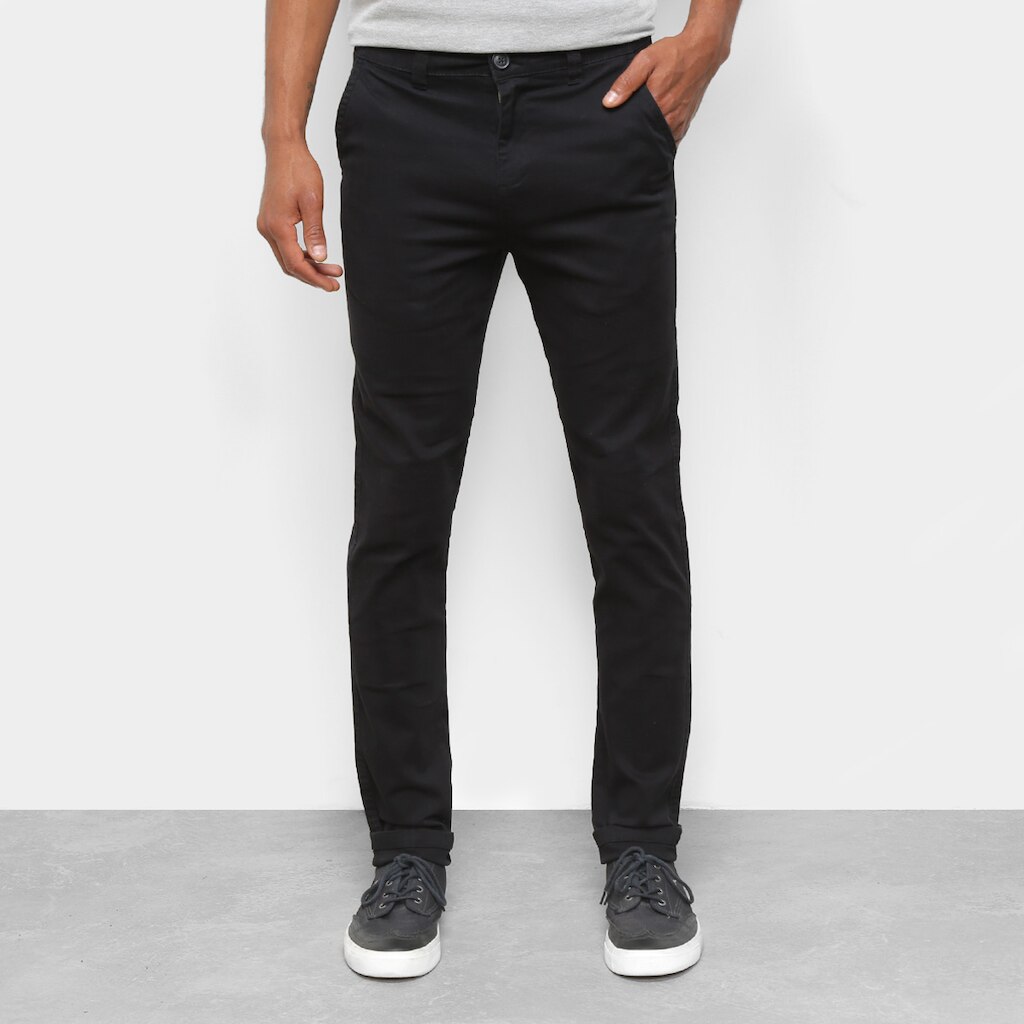 Calça Skinny Hering Sarja Lisa Masculina