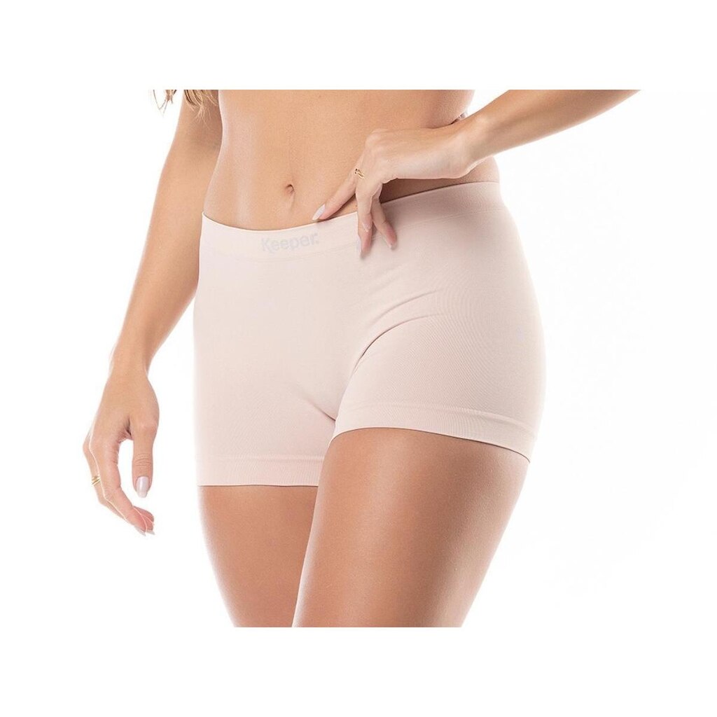 Calcinha Boxer Feminina Sem Costura Microfibra BoyShort