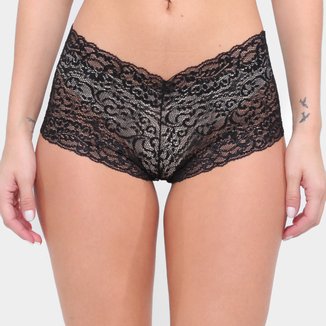 Calcinha Selene Boxer Renda Feminina