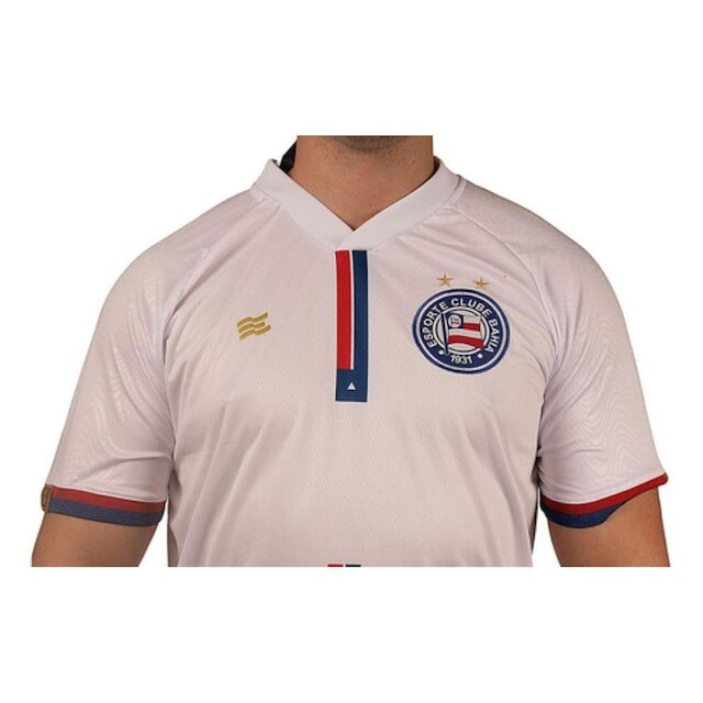 Camisa Bahia Jogo 1 2024 Branca Esquadrão Volt Oficial
