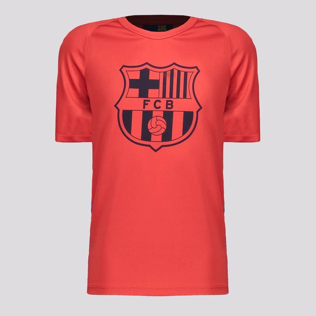 Camisa Barcelona  Juvenil Vermelha