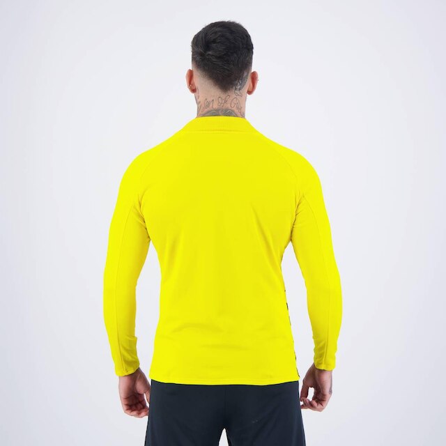 Camisa Borussia Dortmund 24/25 Pré Jogo Puma Manga Longa Masculina