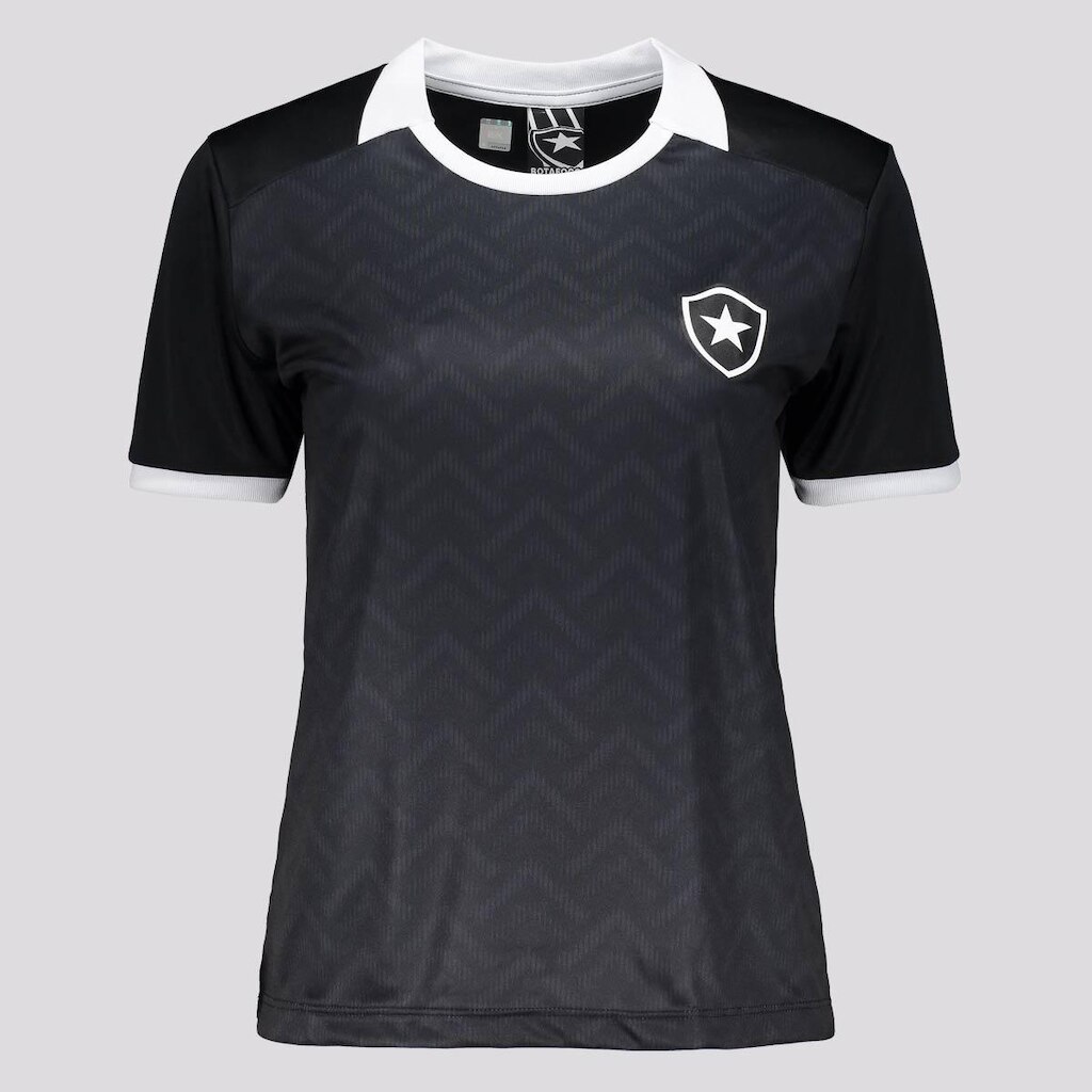 Camisa Botafogo Chalkboard Feminina Preta