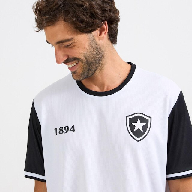 Camisa Botafogo Dry Retrô 1894 Masculina Branca