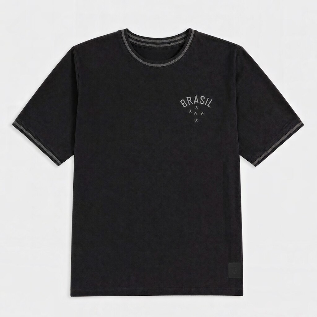 Camisa Brasil All Black Masculina