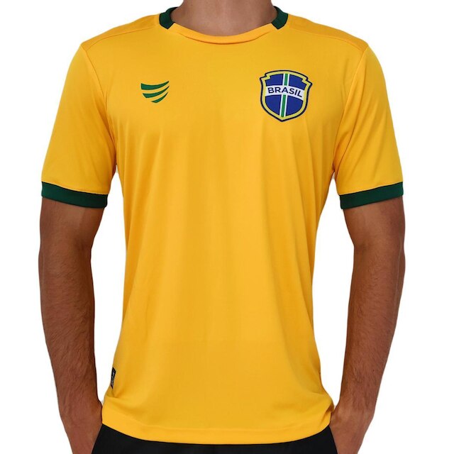 Camisa Brasil Torcedor Ouro Super Bolla - Masculino