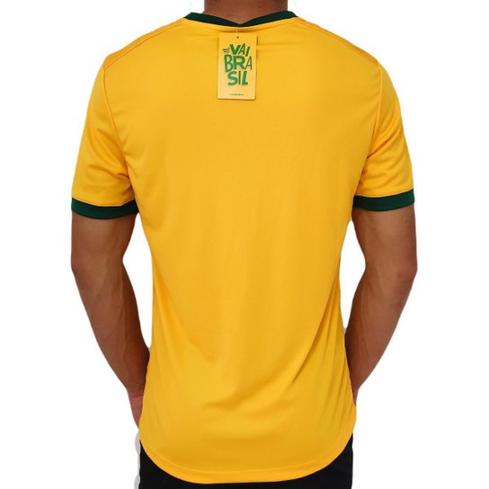 Camisa Brasil Torcedor Ouro Super Bolla - Masculino