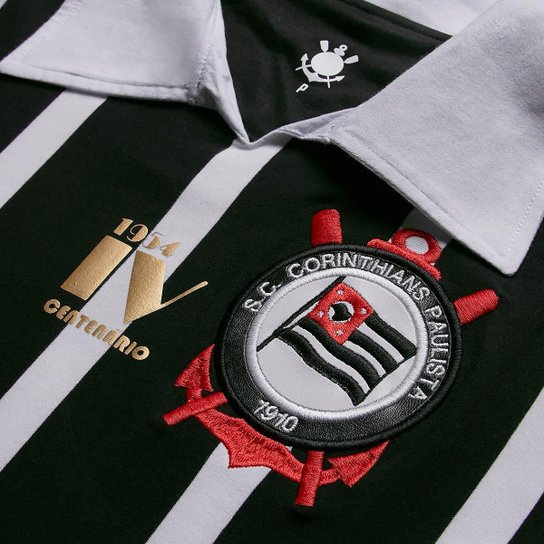 Camisa Corinthians Retrô SCCP IV Centenário 1954 Masculina