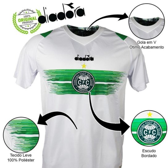 Camisa Coritiba I Diadora 2024 Home Masculina Original