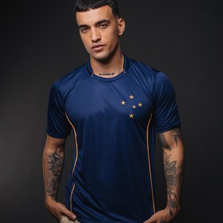 Camisa Cruzeiro Dry Azul Marinho Masculina