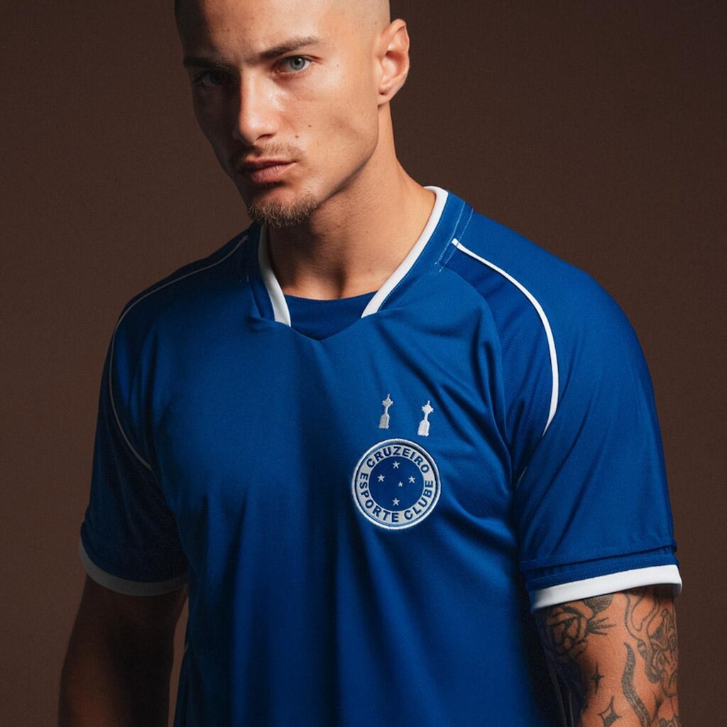 Camisa Cruzeiro Retrô 2003 Masculina