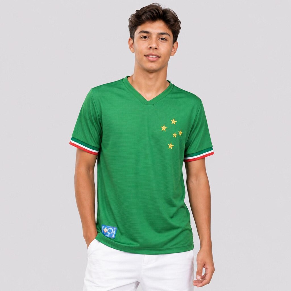 Camisa Cruzeiro Retrô Palestra Juvenil