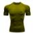Camisa de compressão térmica Manga Curta United Pro Proteção Solar FPS 50+ Rash Guard - Verde escuro