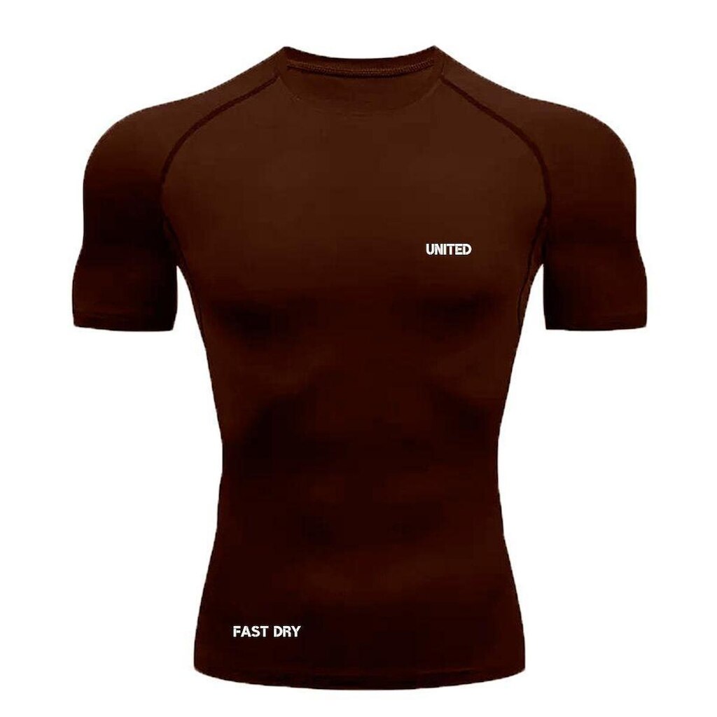 Camisa de compressão térmica Manga Curta United Pro Proteção Solar FPS 50+ Rash Guard