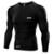 Camisa de compressão térmica United Pro Proteção Solar FPU50 Manga Longa Rash Guard - Preto - G - Preto