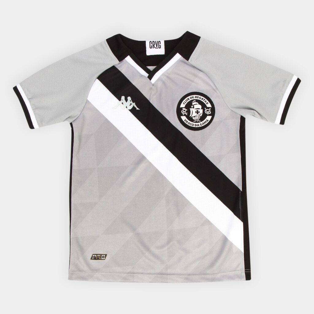 Camisa de Goleiro Juvenil Vasco III 21/22 s/n° Torcedor Kappa