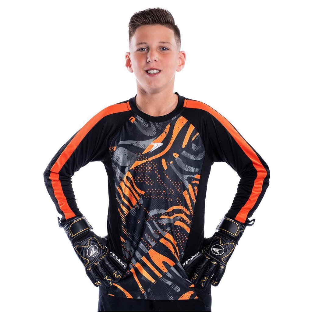 Camisa De Goleiro Poker Infantil Sublimada Defender ML 04524
