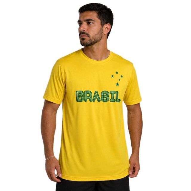 Camisa Estrela Penta Amarela - Masculino