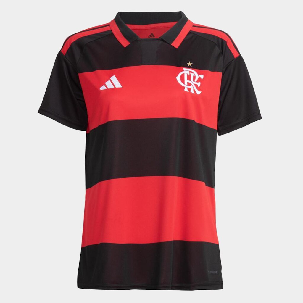 Camisa Flamengo I 26/27 s/n Torcedor Adidas Feminina