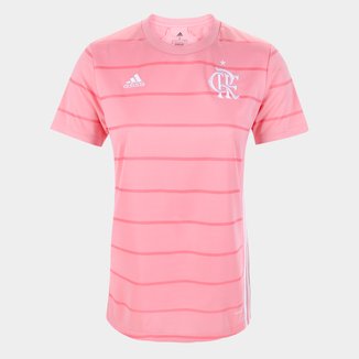 Camisa Flamengo Outubro Rosa 21/22 s/n° Torcedor Adidas Feminina