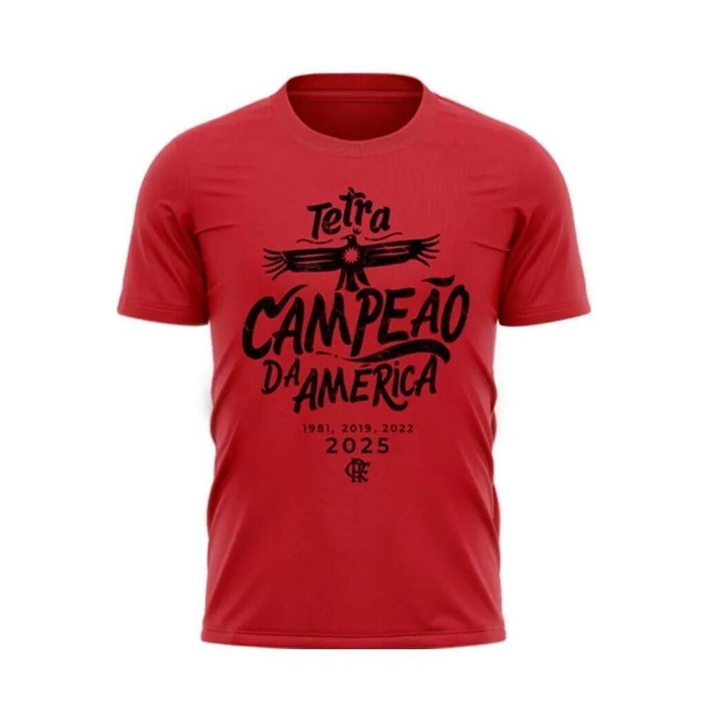 Camisa Flamengo Treta Campeão da América 2025 Lima-Peru
