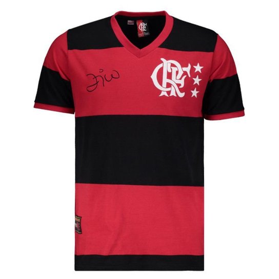Camisa Flamengo Zico 81 Masculina
