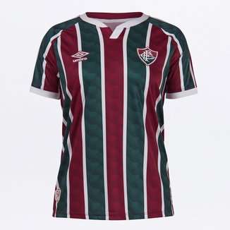 Camisa Fluminense I 20/21 s/n° Torcedor Umbro Feminina