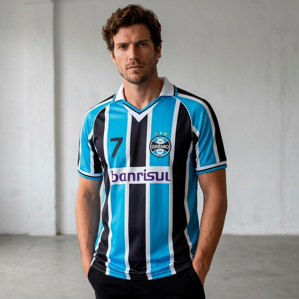 Camisa Grêmio Retrô 2001 Masculina