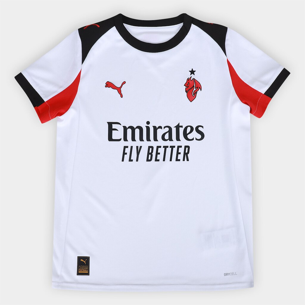 Camisa Infantil Milan Away 25/26 s/n Torcedor Puma