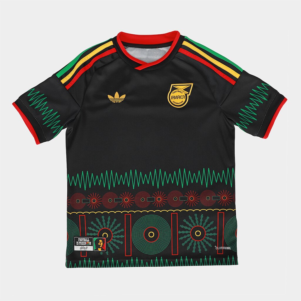 Camisa Infantil Seleção Jamaica Away 2026 Torcedor Adidas