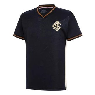 Camisa Internacional Gold Preta+Dourada Licenciada Betel