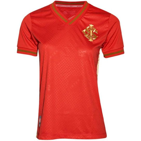 Camisa Internacional Sci Gold Vermelha Feminina